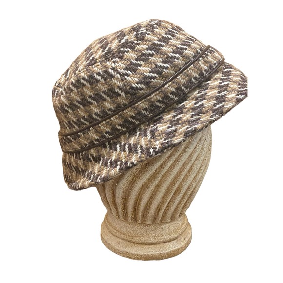 Vintage Coach Kangol Style houndstooth Bucket Hat P/Sm. Excellent condition - Picture 1 of 7